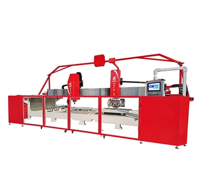 CNC Stone Countertop Machining Center 3轴加工中间5轴锯一体机
